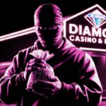 GTA 5 Casino Heist guide, masked figure holding money, Diamond Casino & Resort